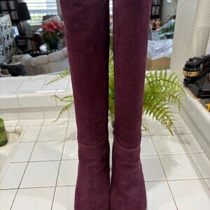 Michael Kors Plum Suede Boots